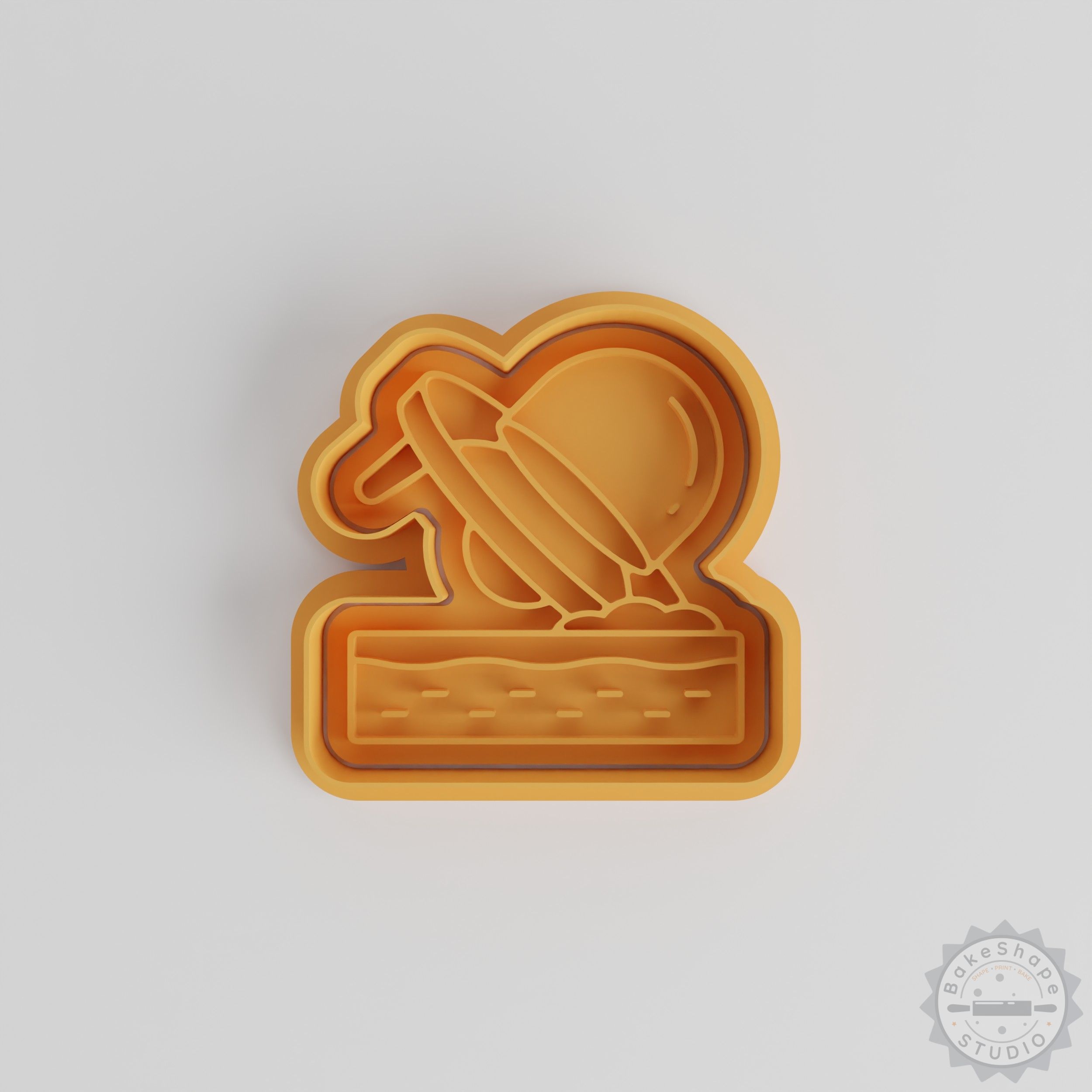 Space UFO Crash Cookie Cutter & Stamp Set, 6-Piece, S/M/L Sizes for Fondant, Astronomy Theme