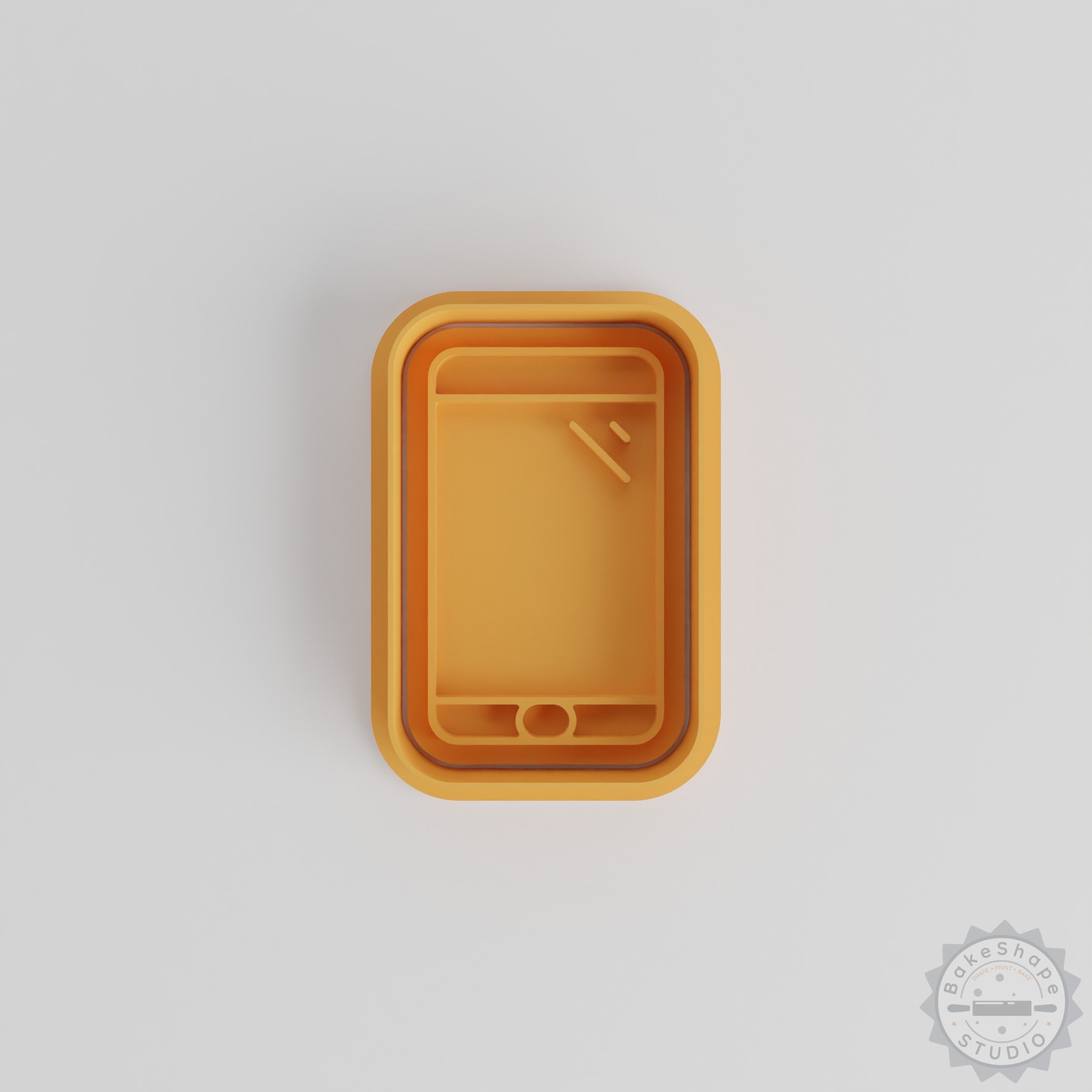 Mobile Phone Shape Cutter, Stamp Set, Perfect for Cookies, Fondant, S/M/L 6-Piece Collection