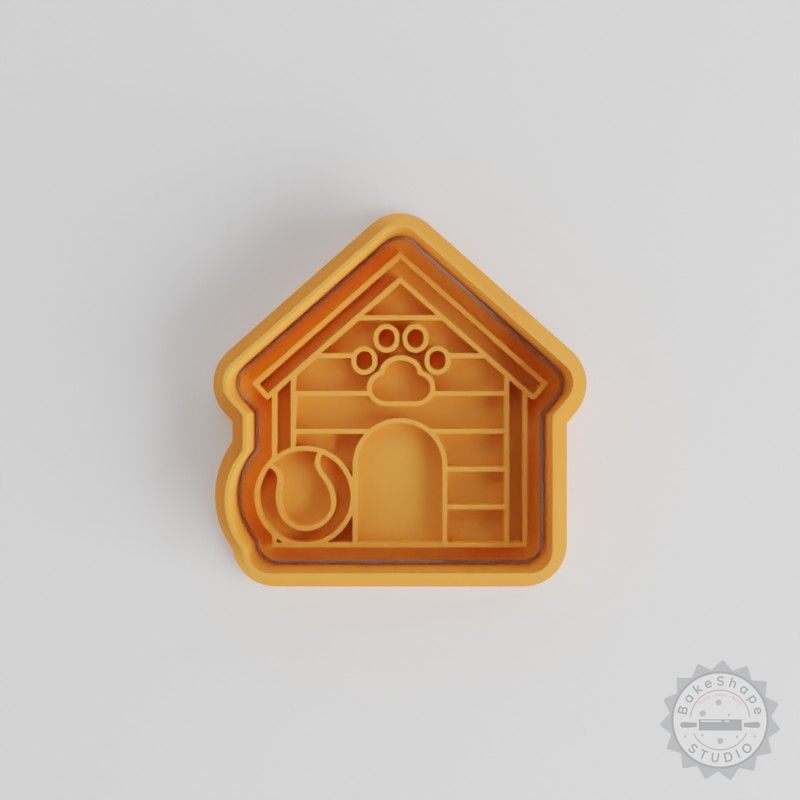 Doghouse Cookie Cutter Set, 6-Piece, Perfect for Cookie and Fondant, Includes Small, Medium, Large Shapes