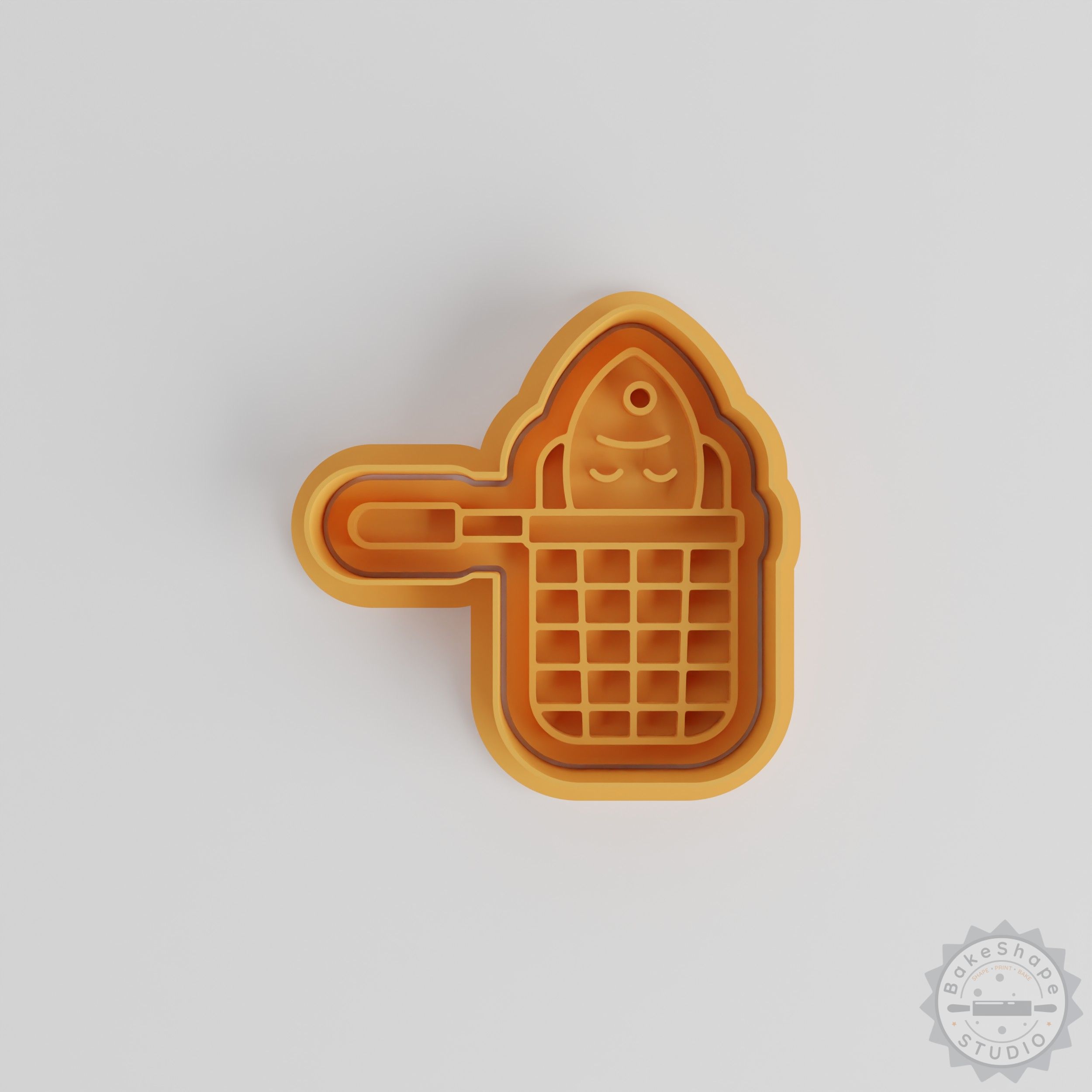 Fish Net, Fishing Net with Cutter and Stamp Tool Set, Perfect for Cookies, Fondant, 6 Piece Bundle in S/M/L Sizes
