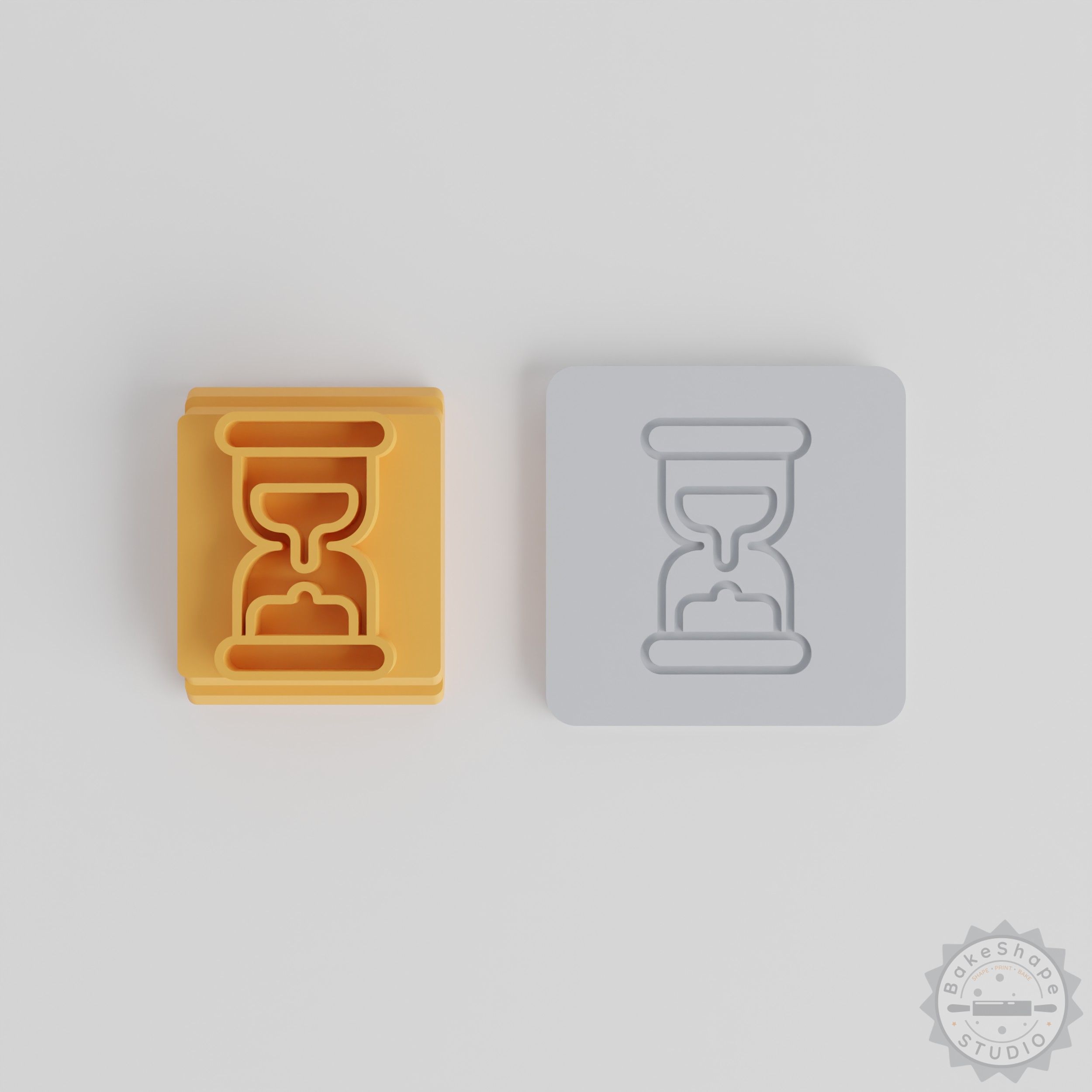 Timer Stamp Tile Set, 5 Motif Sizes, Perfect for Clay, Cookies, Fondant, Game Countdown Tool