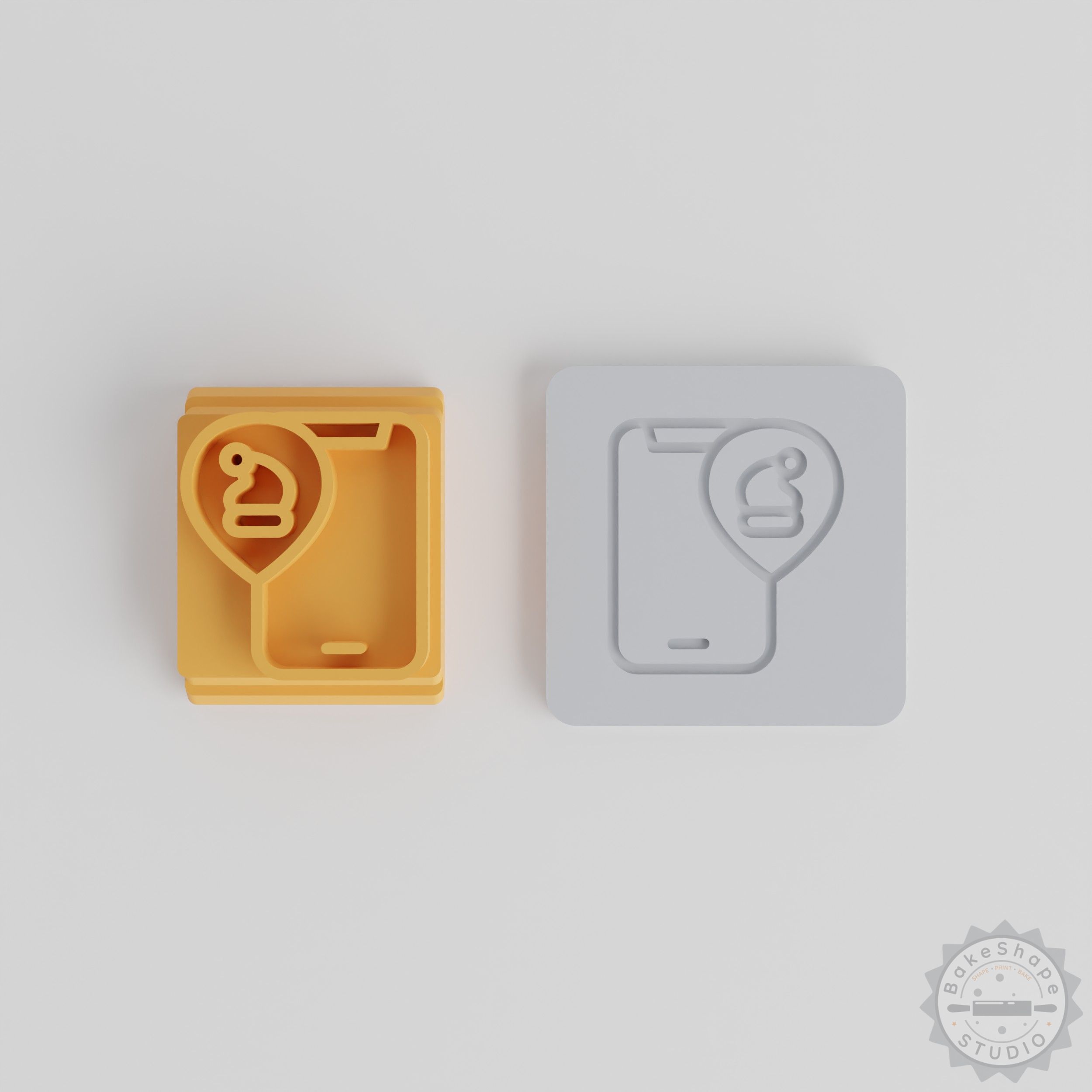 Location Stamp Tile Set, 5 Sizes (20-40mm), Ideal for Clay, Cookie, Fondant Design