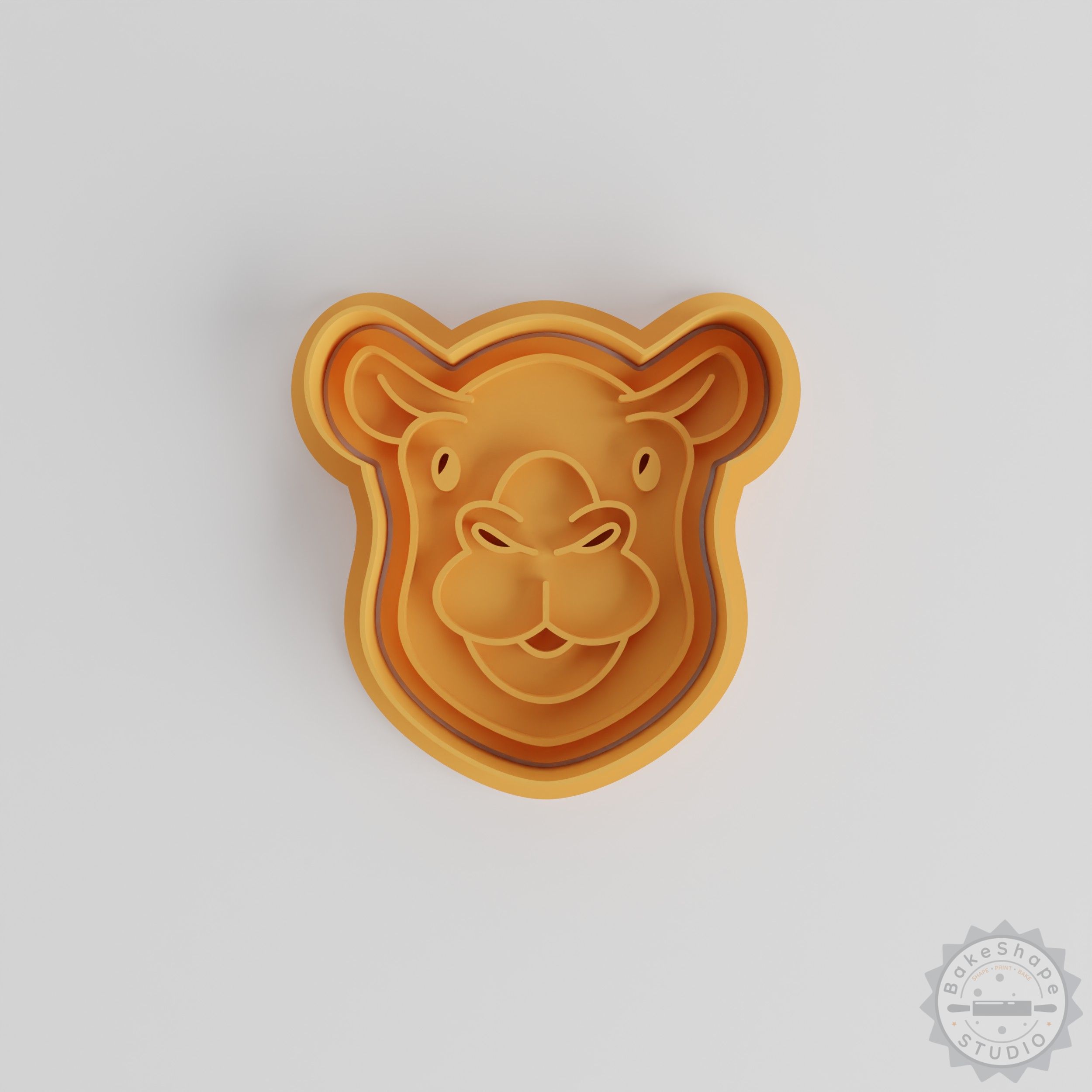 Camel Cookie Cutter & Stamp Set, 6 Pieces, Animal Theme, Fondant & Dessert Decorating