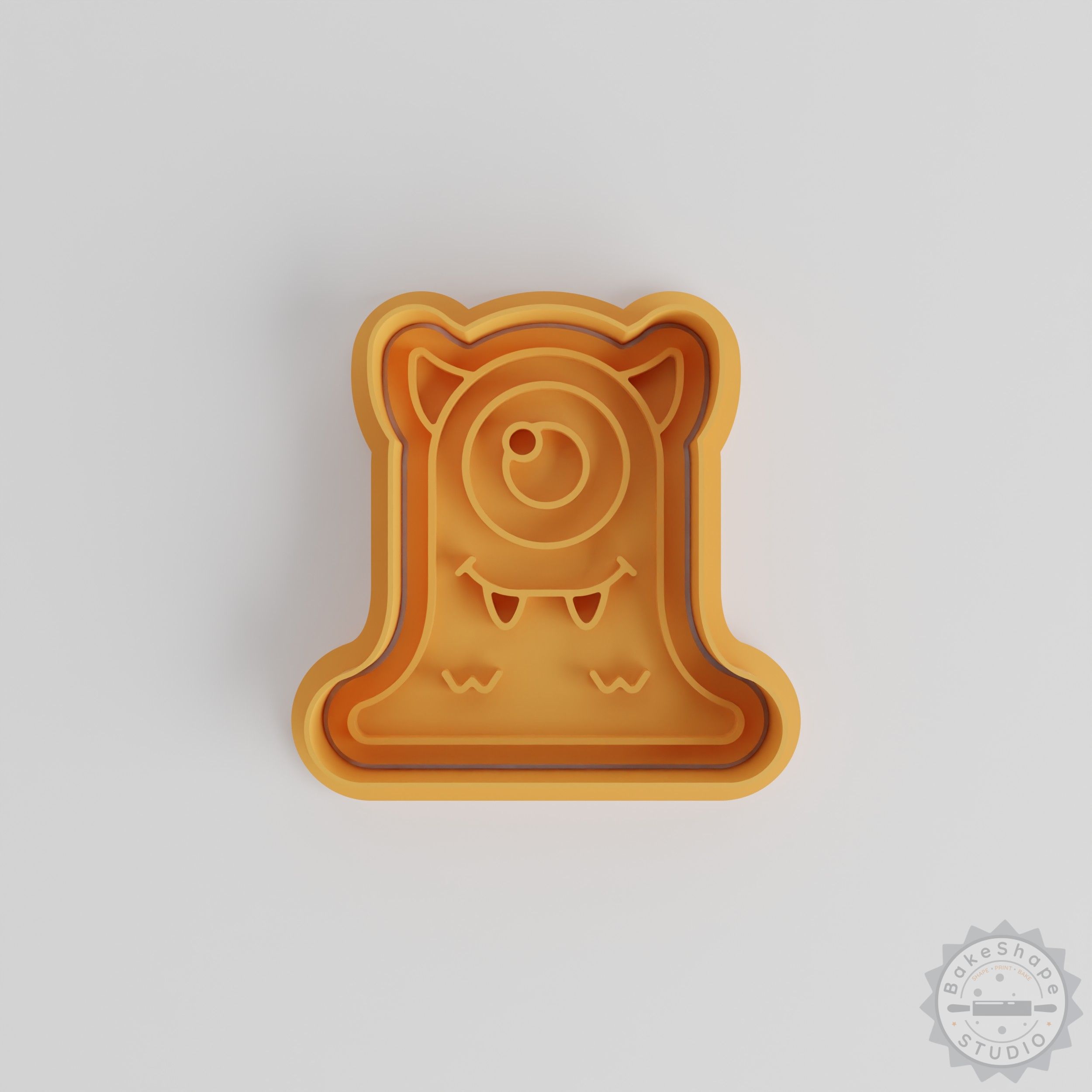 Monster Cookie Cutter & Stamp Set, 6-Piece Pack for Cookies & Fondant, Spooky Creature Design