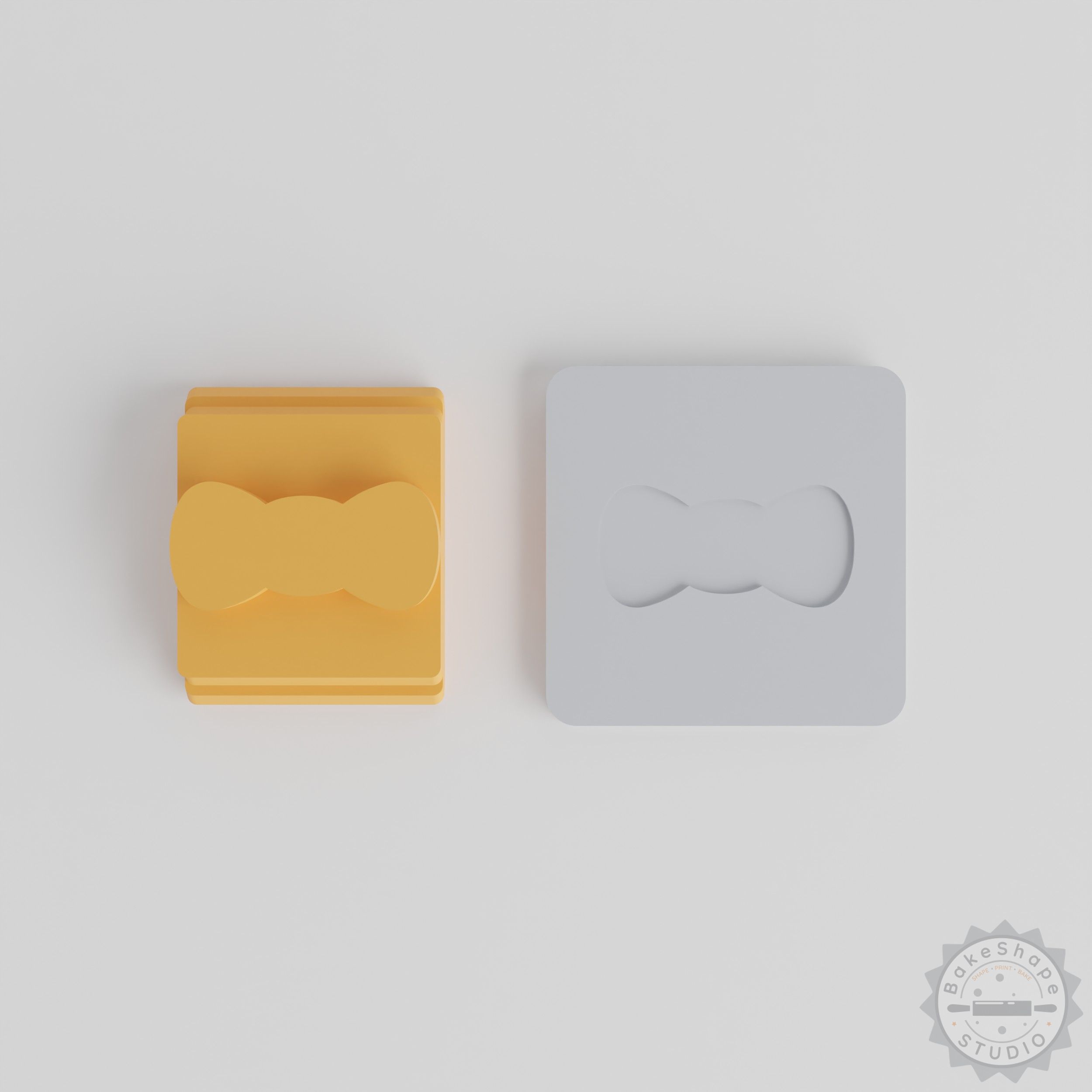 Bow Stamp Tile Set, 5 Sizes for Clay, Cookies, Fondant, Perfect Decorative Knot Designs