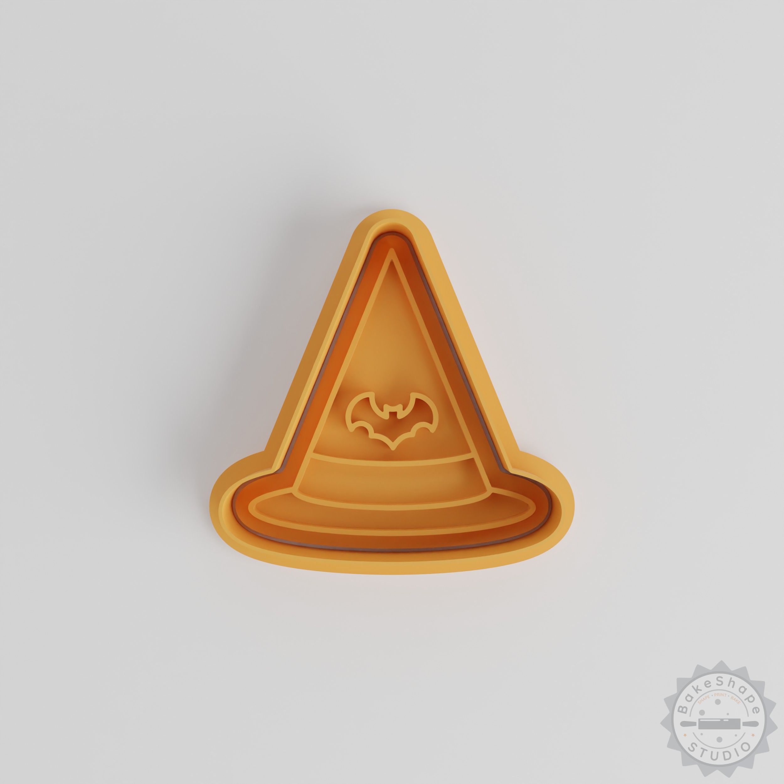 Halloween Shape Cutter & Stamp Set, 6-Piece, Witch Hat Design, for Cookies & Fondant Baking
