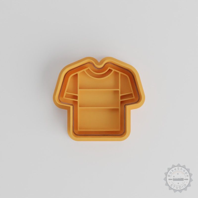 Soccer Jersey Kit, Football Shirt Set, S/M/L Sizes, 6-Piece Cookie Cutter & Stamp Collection