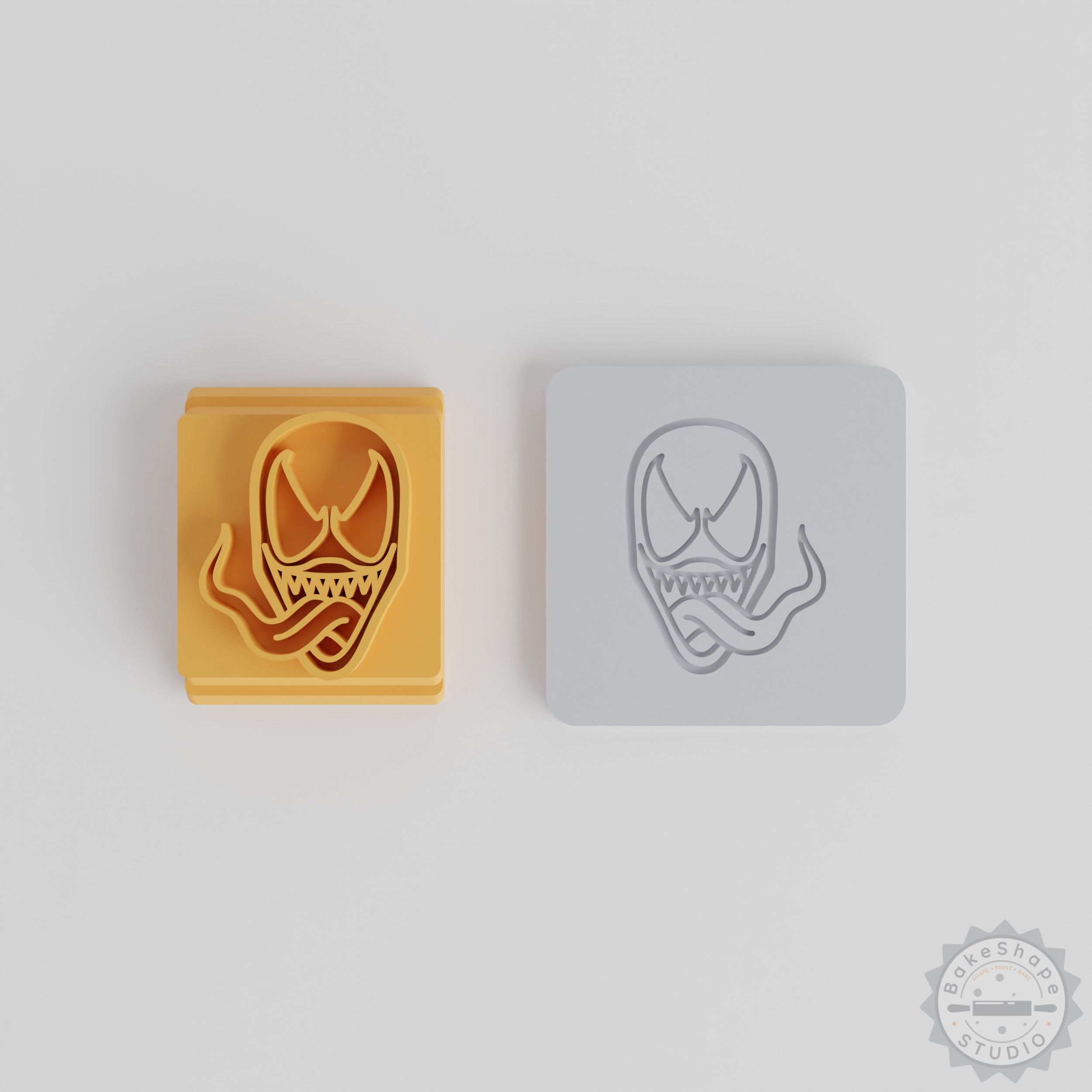 Stamp Tile Set, 5 Sizes, for Clay, Cookies, Fondant, and Soft Materials