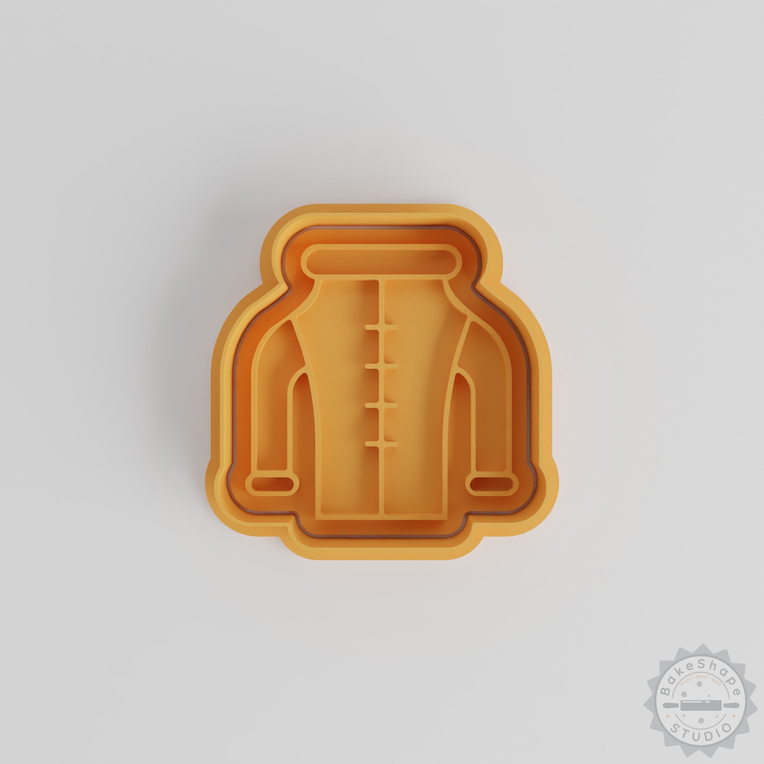 Coat Shape Cutter & Stamp Set, 6-Piece, Cookie Fondant, Party Celebration Icons