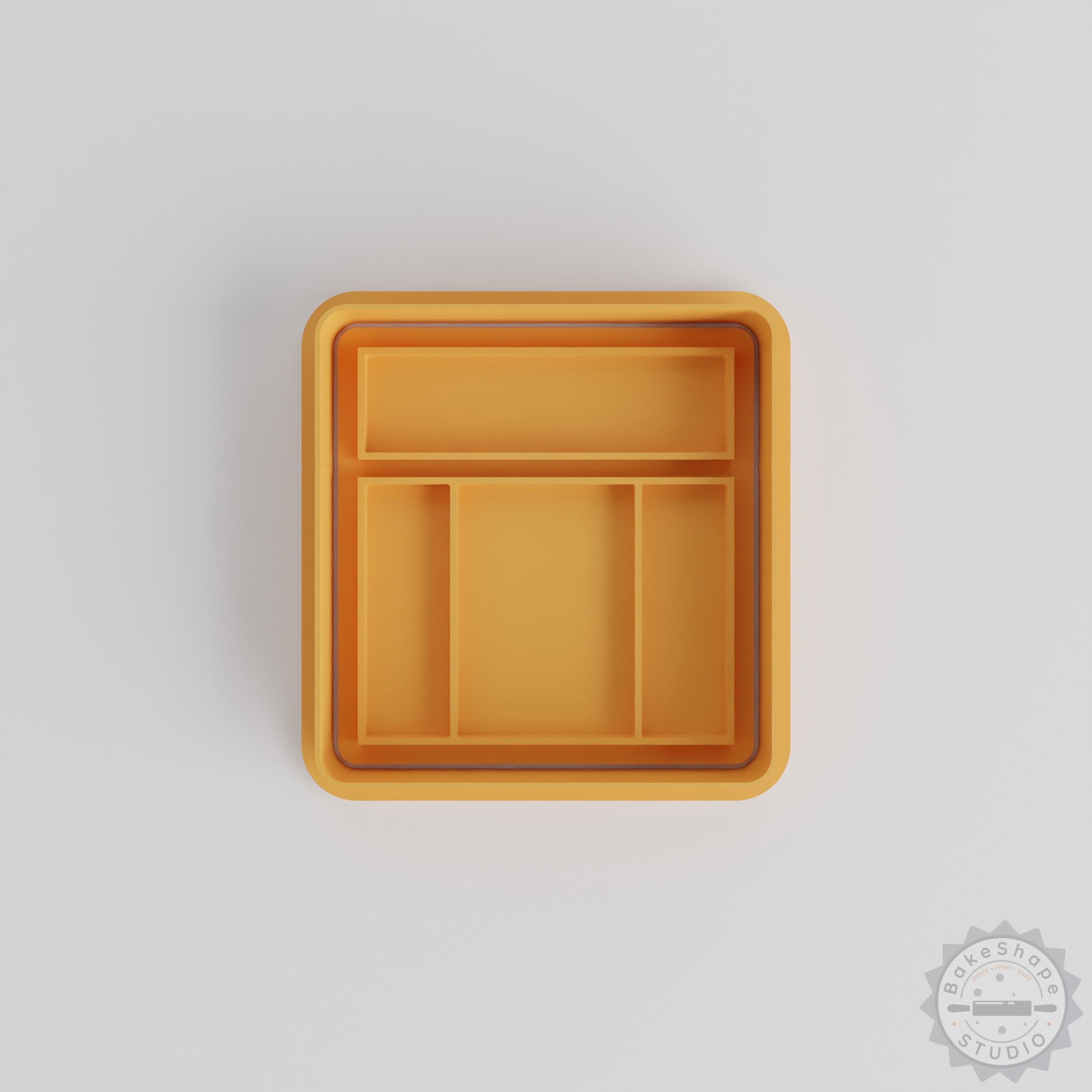 Door Shape Cutter and Stamp Set, 6-Piece, Cookies and Fondant, S/M/L Sizes