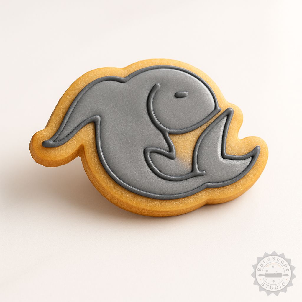Pisces cookie cutter and stamp set STL for 3D printing zodiac fish shapes for baking and fondant