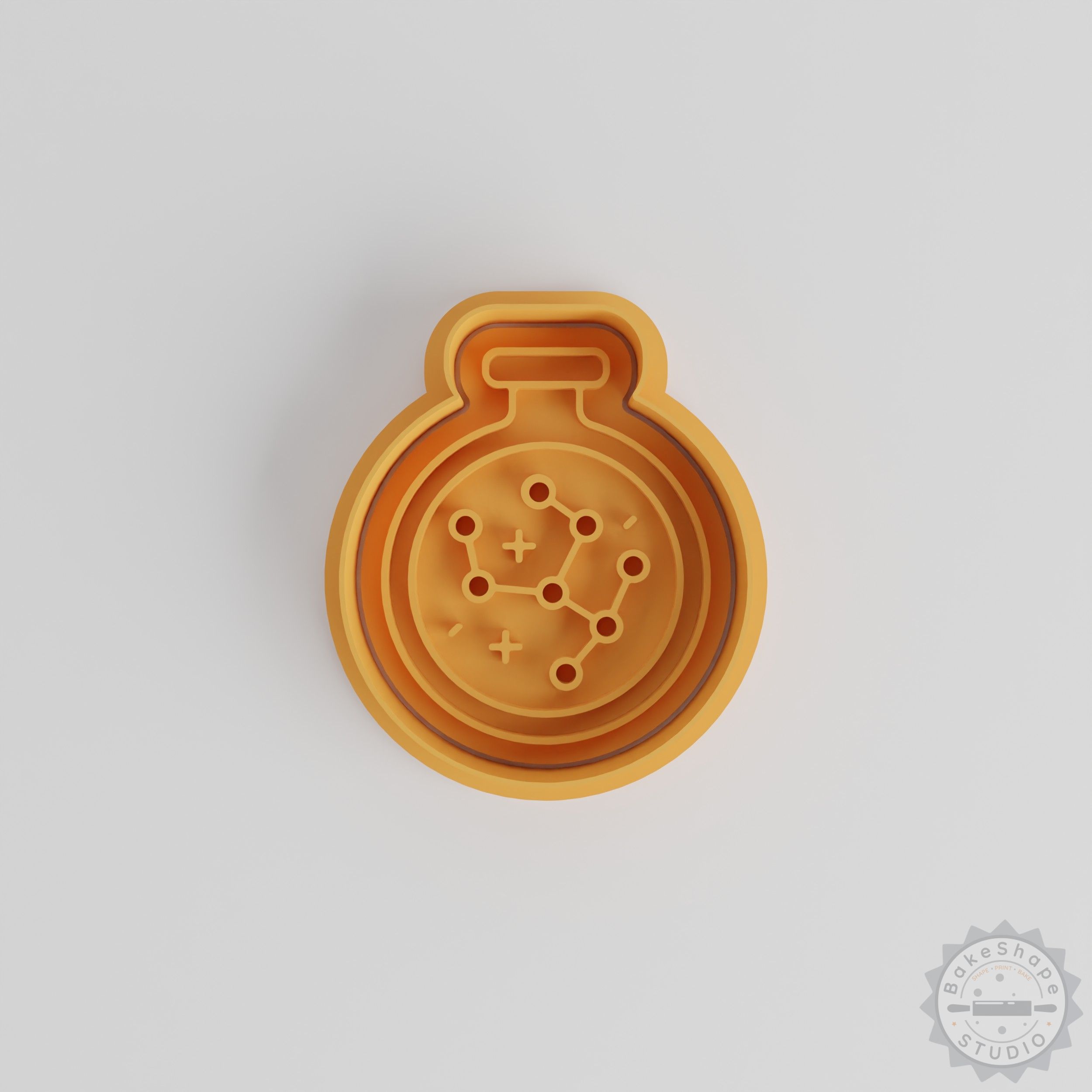 Constellation Science Cookie Cutter Set, 6-Piece Astronomy Shape Cutter and Stamp, Space-Themed Baking Tools, Perfect for Cookies and Fondant