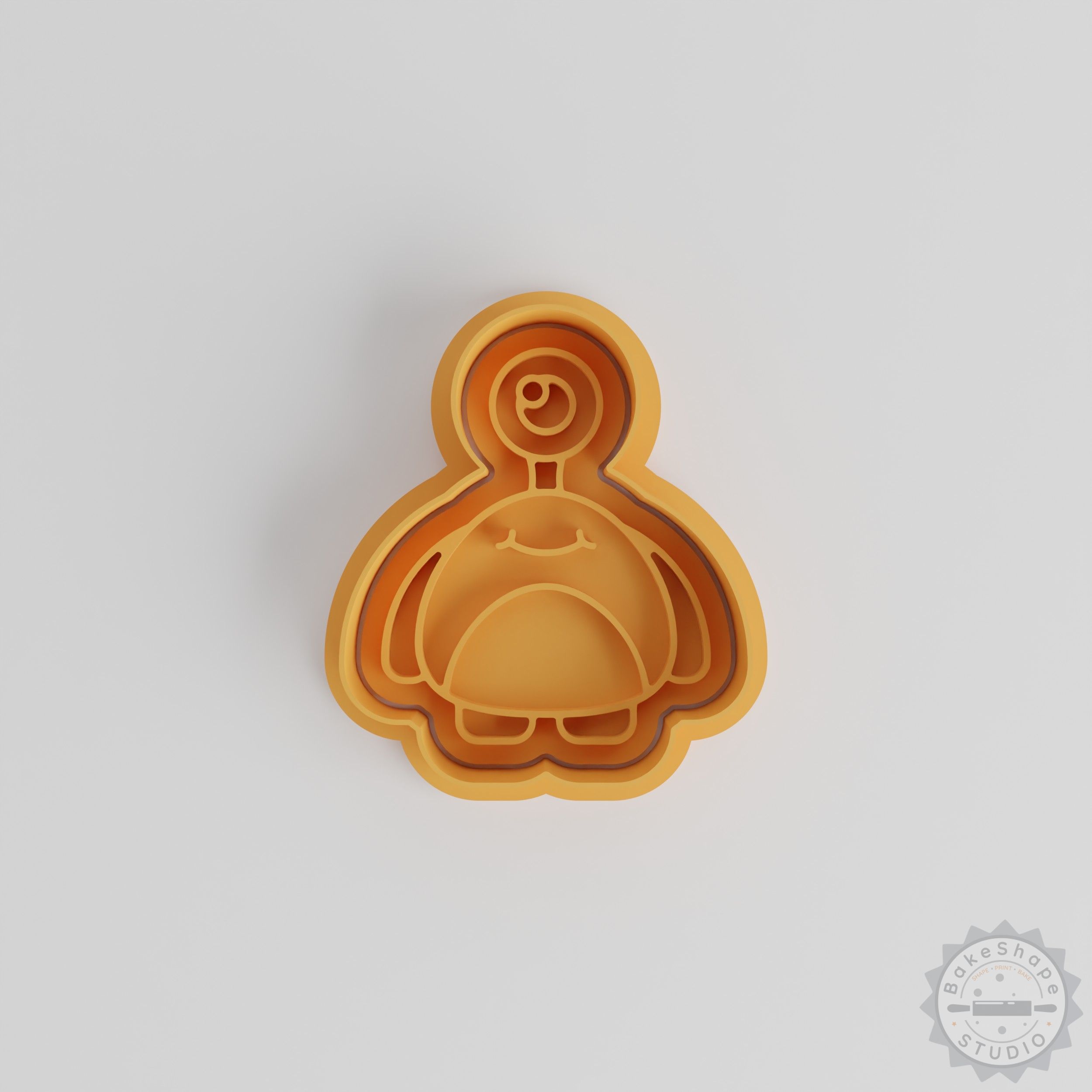 Funny Monster Cookie Cutter Set, Cyclops Eye Stamp, 6-Piece Fondant Shape Kit