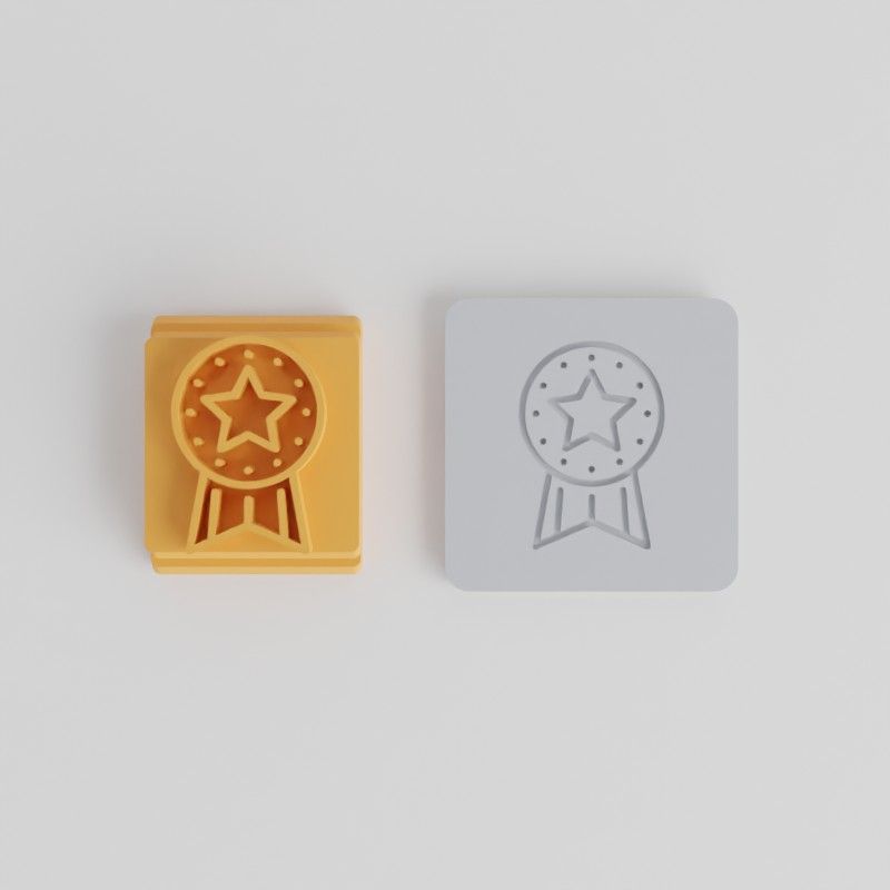 Reward Stamp Tile Set, 5 Sizes, Perfect for Clay, Cookies, Fondant, Soft Materials