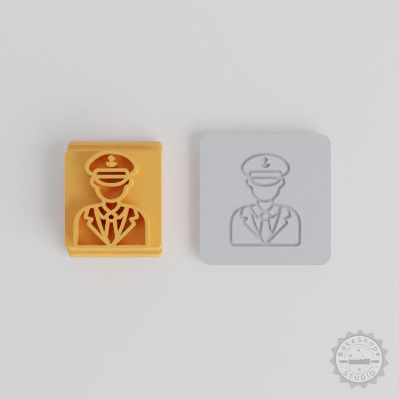 Captain Stamp Tile Set for Clay, Cookies & Fondant – 5 Nautical Designs in Various Sizes