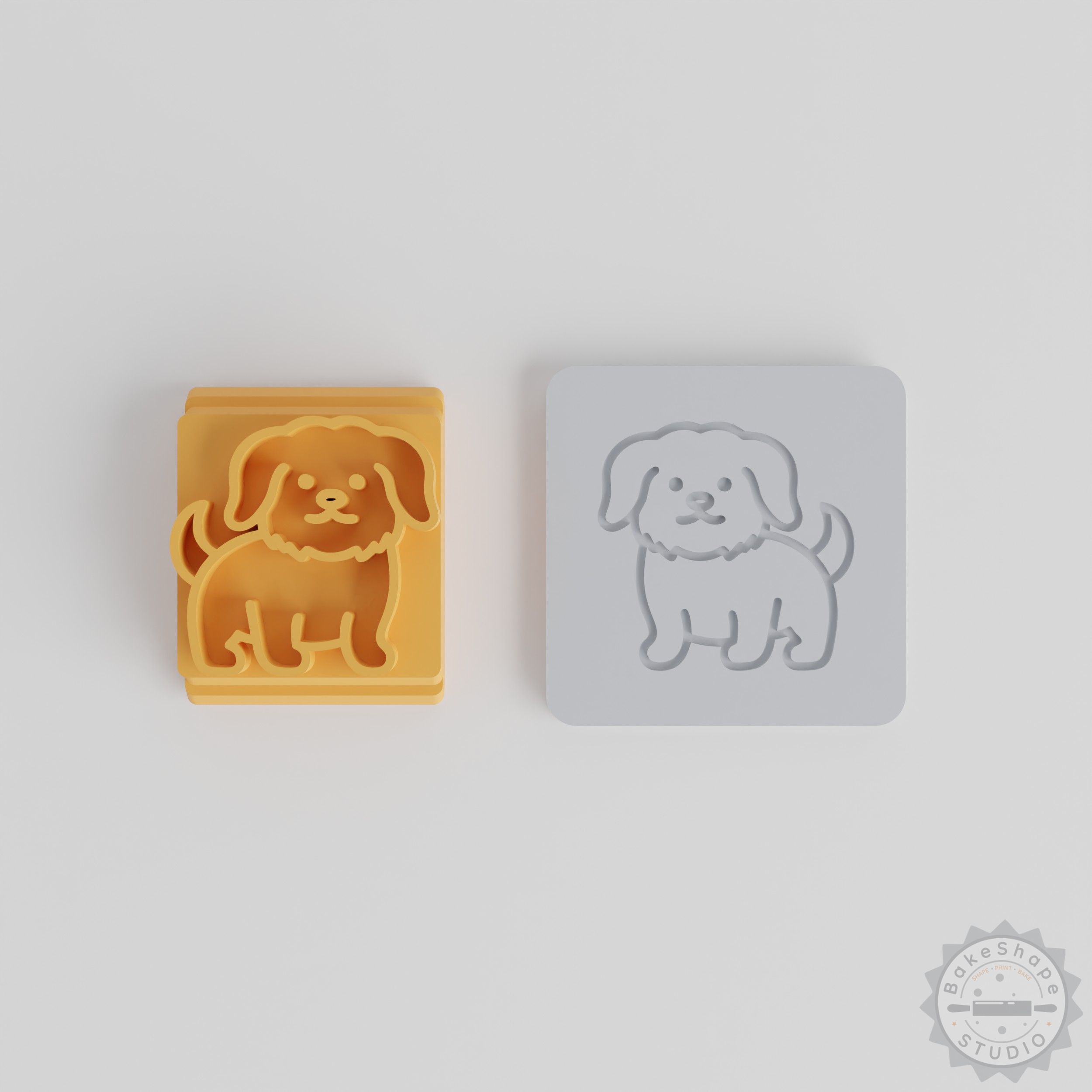Maltese Stamp Tile Set, 5 Sizes, Perfect for Clay, Cookies, Fondant