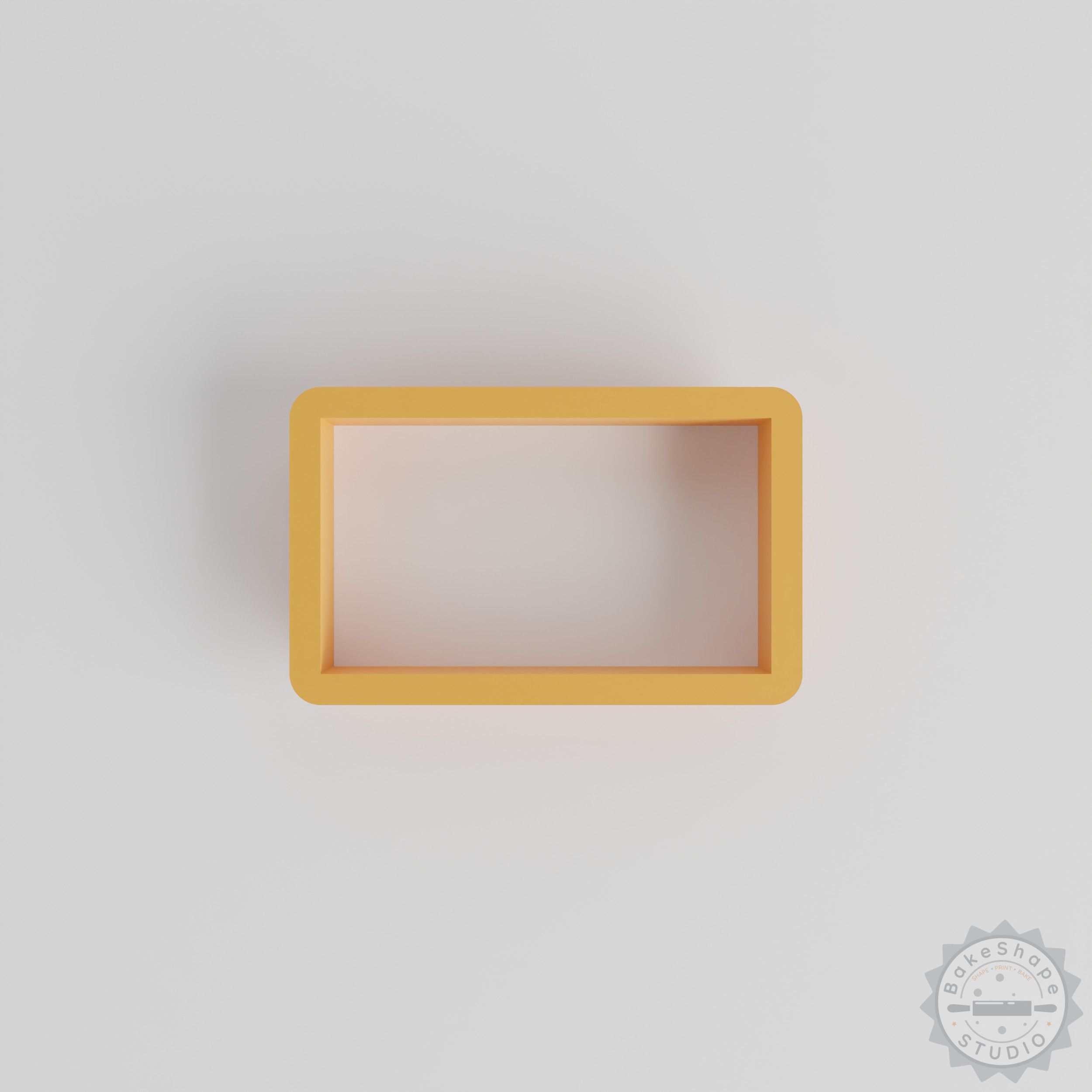 18-piece rectangle shape cutter set STL for 3D printing with sizes from 0.75 to 5 inches