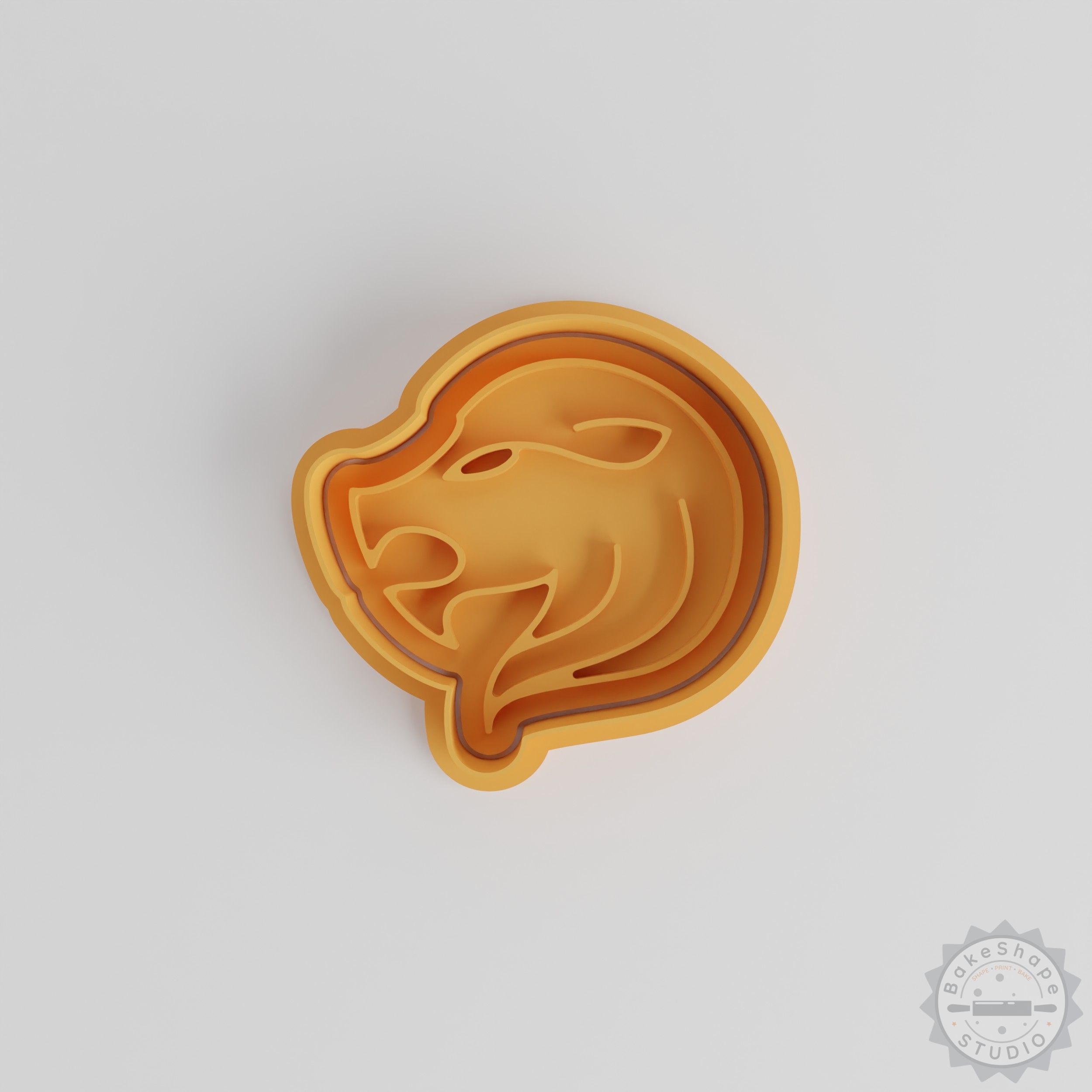Leo Shape Cutter and Stamp Set, Cookie and Fondant Cutting Tools, 6-Piece Astrology Lion Design