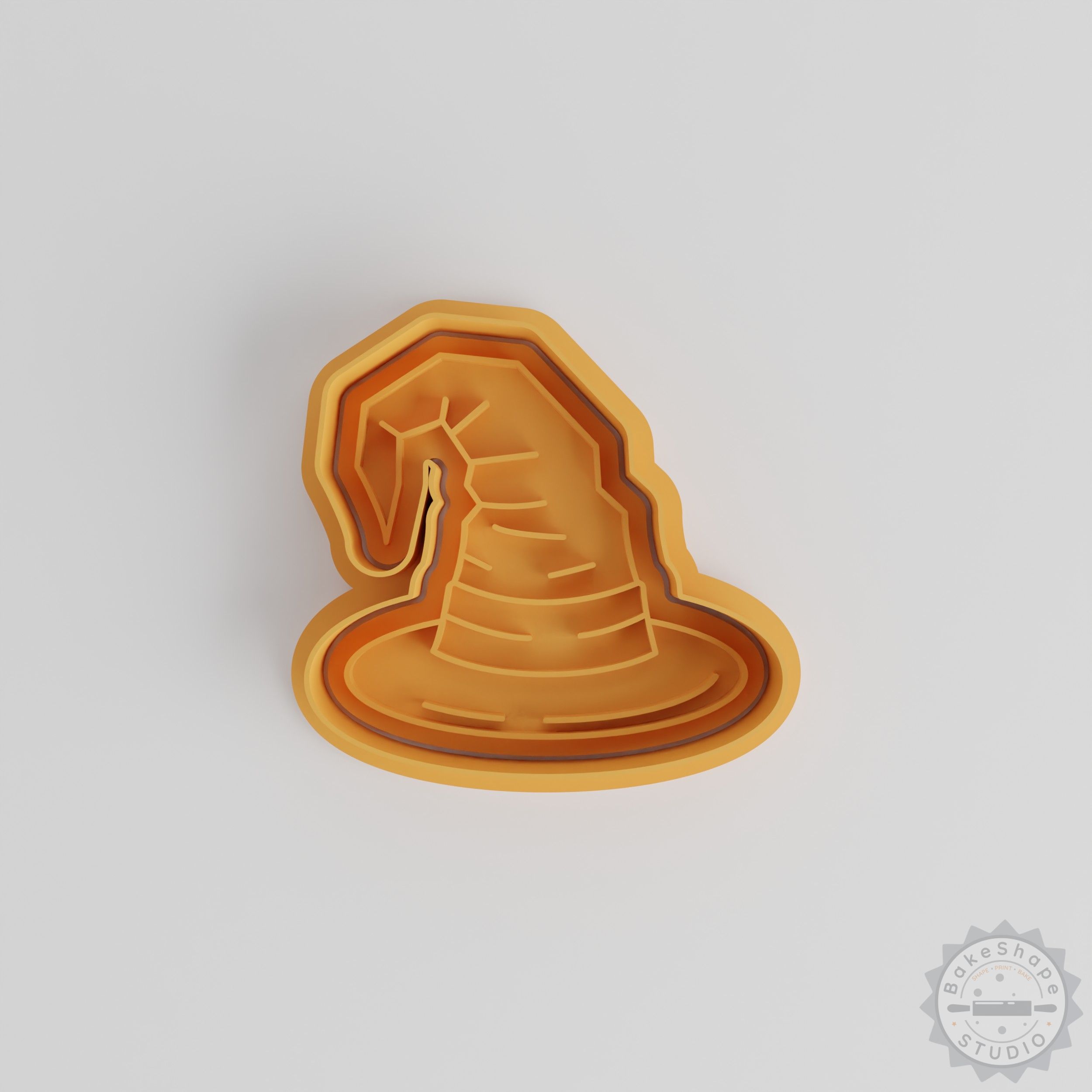 Wizard Hat Cookie Cutter & Stamp Set, Halloween Magic Baking, 3 Sizes, Shape Cutters for Cookies & Fondant