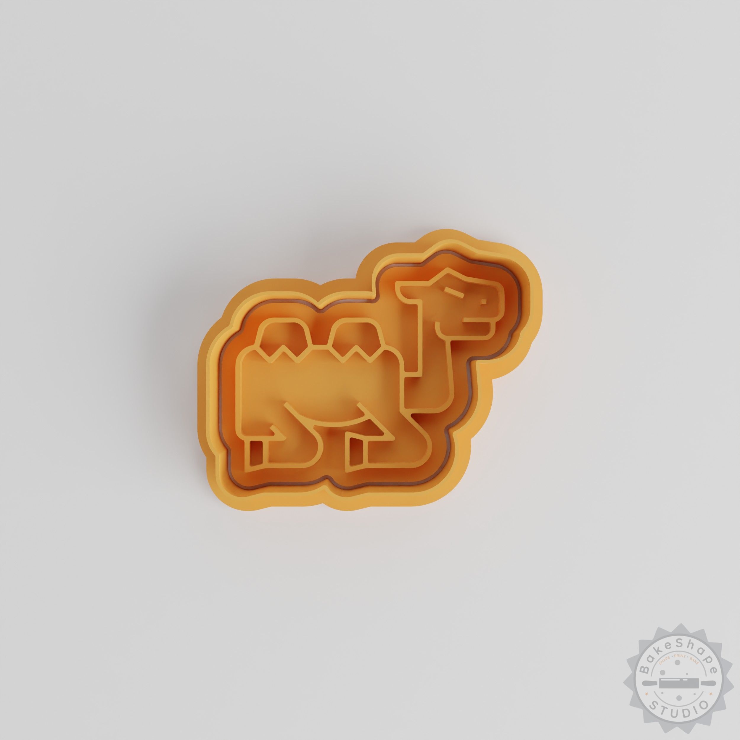 Camel Cookie Cutters and Stamps Set, Animal Shape Fondant Tools, 6-Piece, Wildlife Design