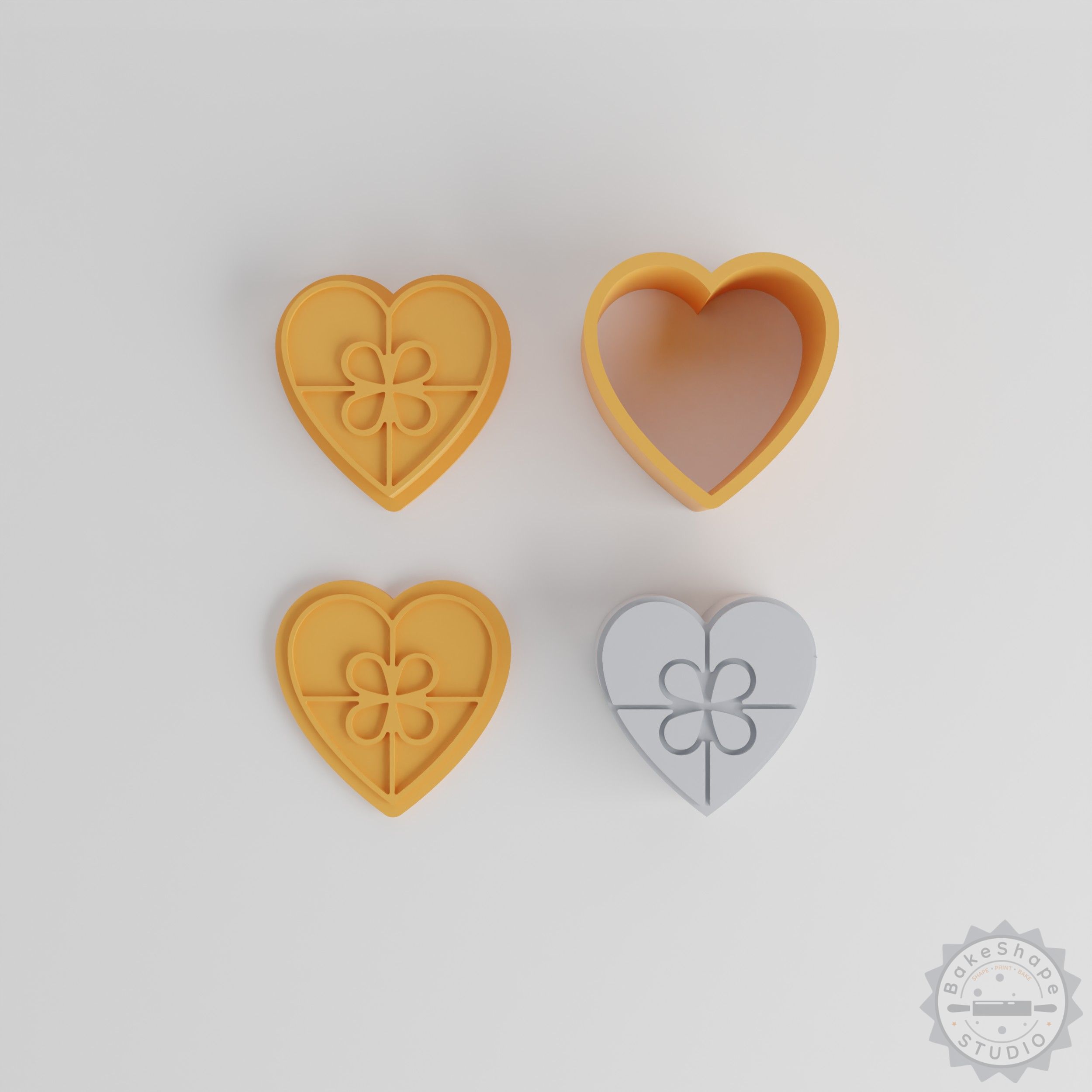Heart Bath Bomb Mold Set, 12-Piece Gift, Love and Wedding Theme, Multiple Sizes