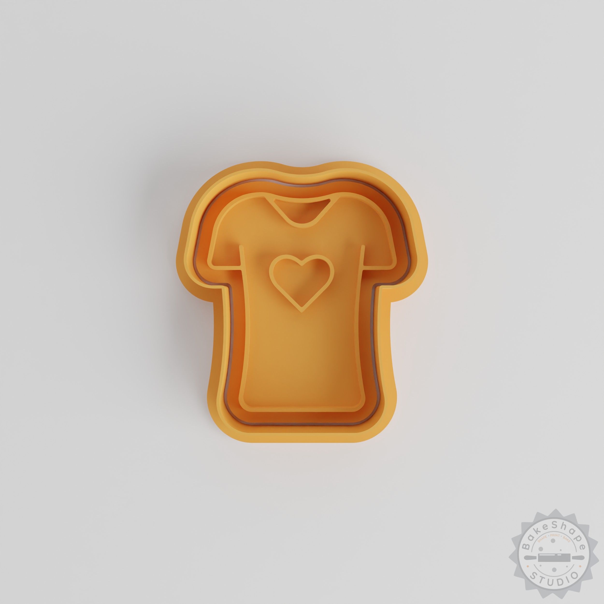 Heart T-Shirt, Casual Cotton Tee with Heart Design, Crew Neck, Short Sleeve